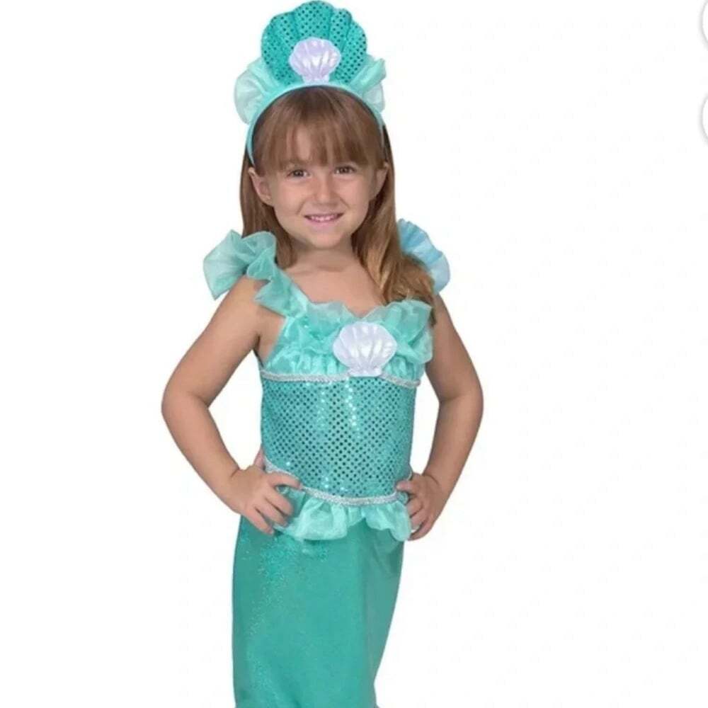 NWT Melissa & Doug Mermaid 2pc Halloween Cosplay Costume